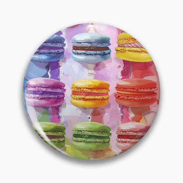 Item preview, Rainbow Macarons Pattern designed and sold by AxeWave.