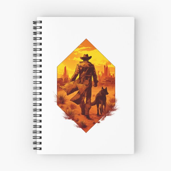 Item preview, Lone Wanderer and a Loyal Companion - Diamond Frame - Post Apocalyptic designed and sold by Fenay Designs.