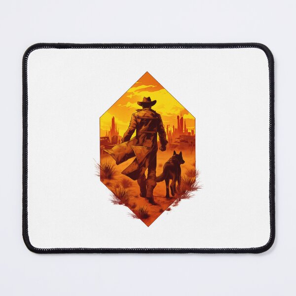 Item preview, Lone Wanderer and a Loyal Companion - Diamond Frame - Post Apocalyptic designed and sold by Fenay Designs.