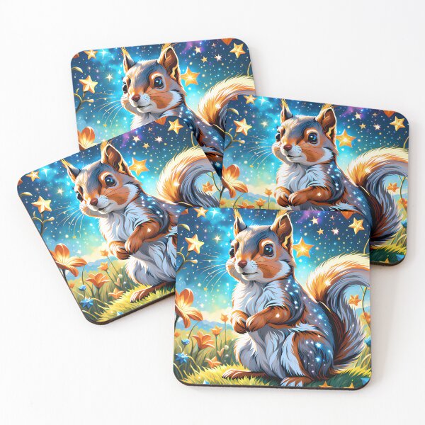 Item preview, Squirrel and Stars, Ai Generated Art  designed and sold by ACC .
