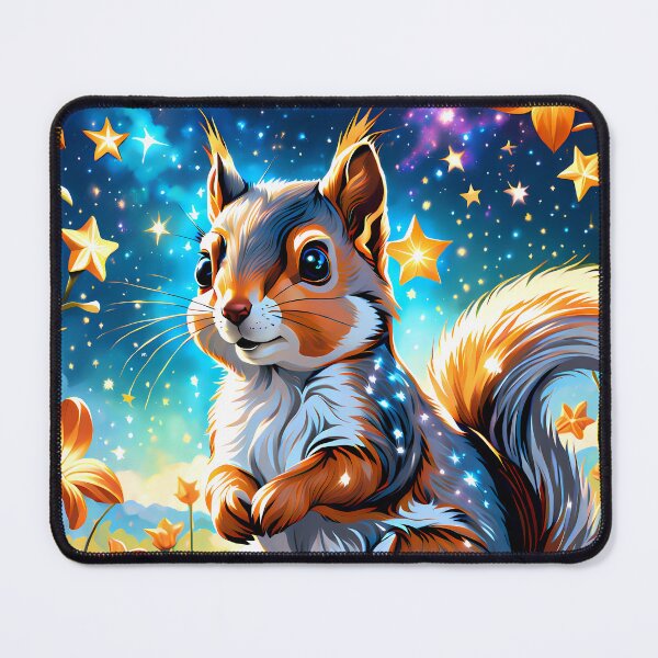 Item preview, Squirrel and Stars, Ai Generated Art designed and sold by ACC .