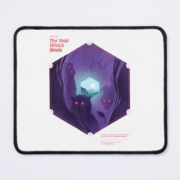 Item preview, The Void Which Binds travel ad designed and sold by Shapes & Fragments.