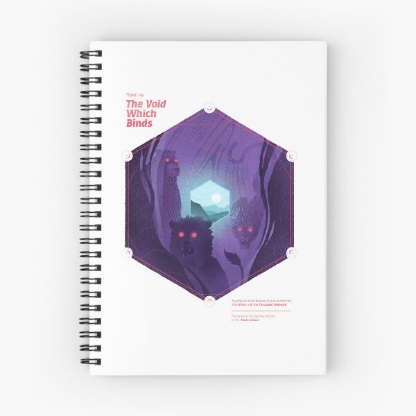 Item preview, The Void Which Binds travel ad designed and sold by Shapes & Fragments.