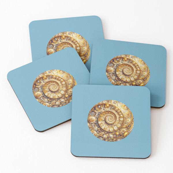Item preview, Fibonacci Klimt Pattern designed and sold by JoyPhotoArt.