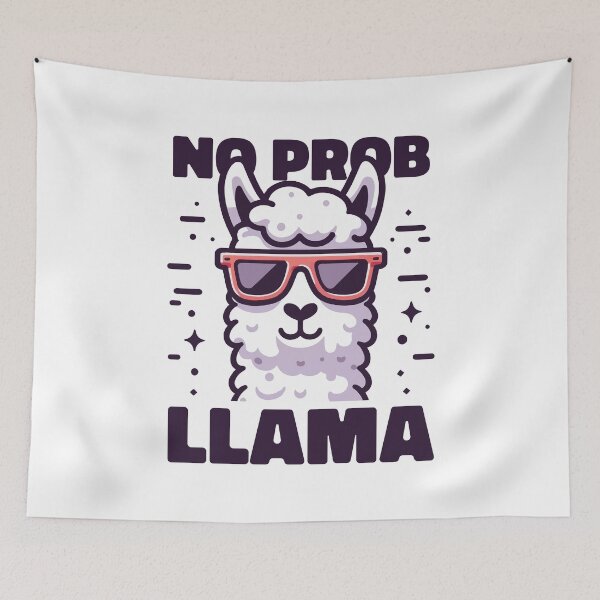 Item preview, No Prob Llama designed and sold by People Tee.