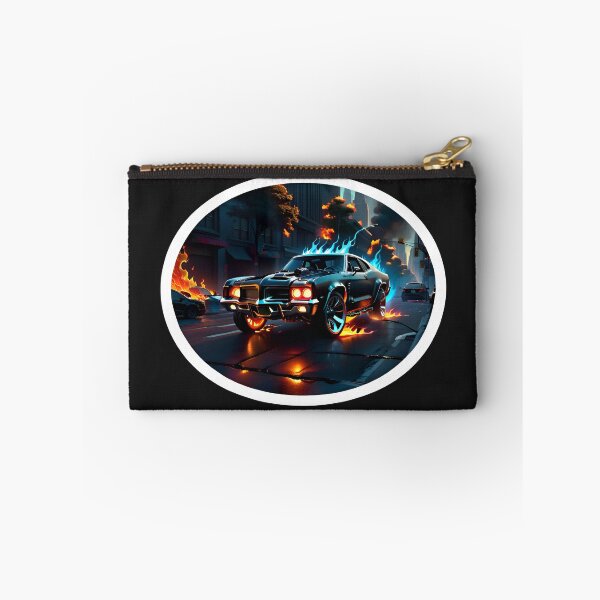 Item preview, Cool Flaming Ghost Rider Muscle Car designed and sold by TheArtOfPat.