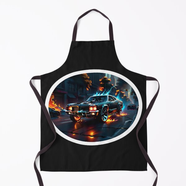 Item preview, Cool Flaming Ghost Rider Muscle Car designed and sold by TheArtOfPat.