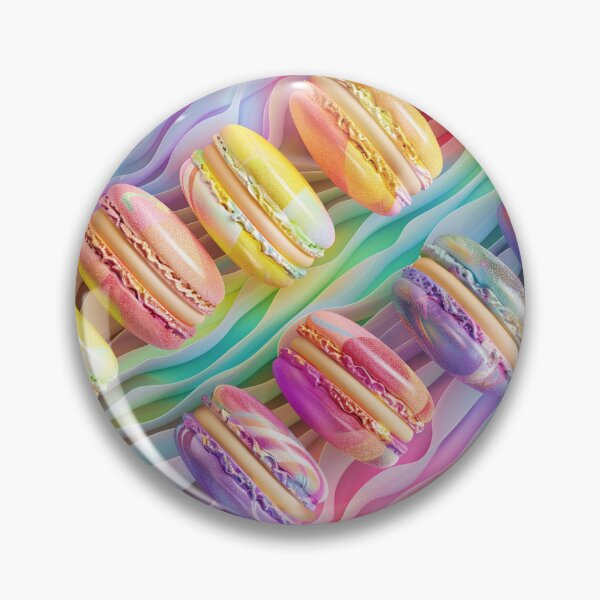 Item preview, Glitter Macarons Pattern designed and sold by AxeWave.