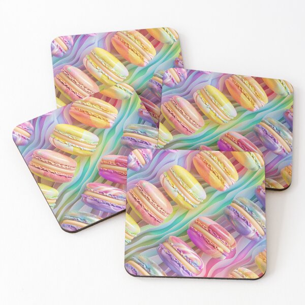 Item preview, Glitter Macarons Pattern designed and sold by AxeWave.