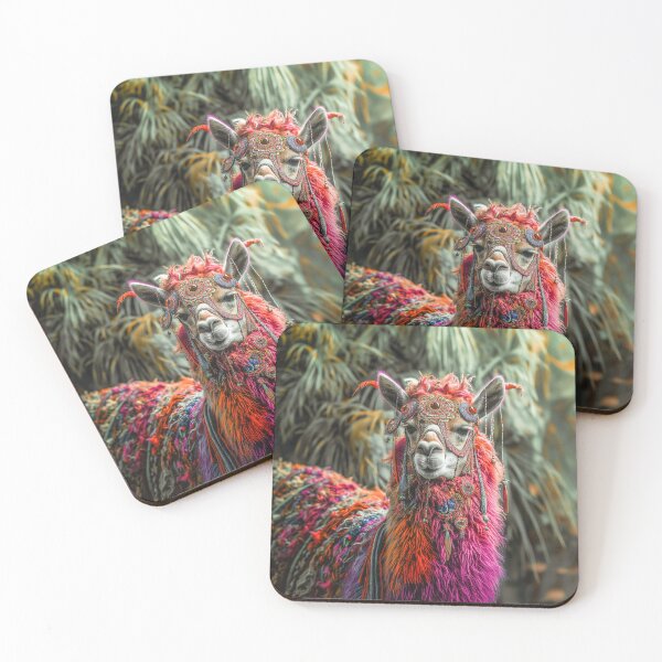 Item preview, "Happy Llama" designed and sold by MacroArtHub.
