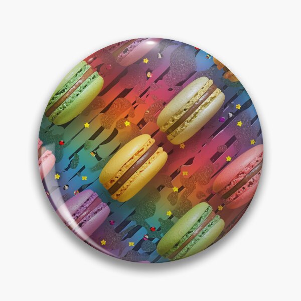 Item preview, Rainbow Macarons Pattern designed and sold by AxeWave.