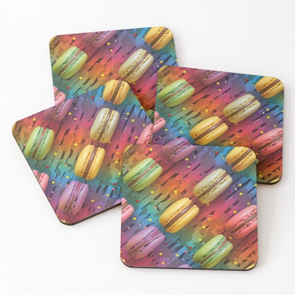 Item preview, Rainbow Macarons Pattern designed and sold by AxeWave.