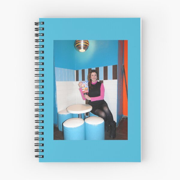 Item preview, Portrait photography of a Seventies woman in blue kitsch interior designed and sold by Carré Comme Orange.