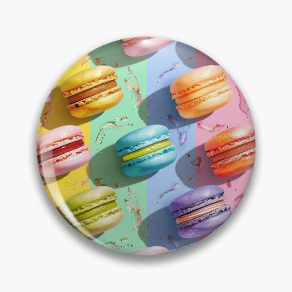Item preview, Rainbow Macarons Pattern designed and sold by AxeWave.
