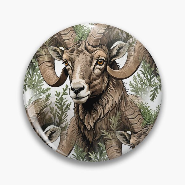 Item preview, Nevada Desert Bighorn Sheep And Sagebrush 1 Pattern  designed and sold by taiche.