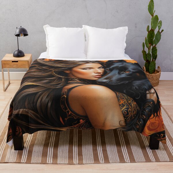 Item preview, Beautiful Coolie Dog with Woman designed and sold by edgecreative.
