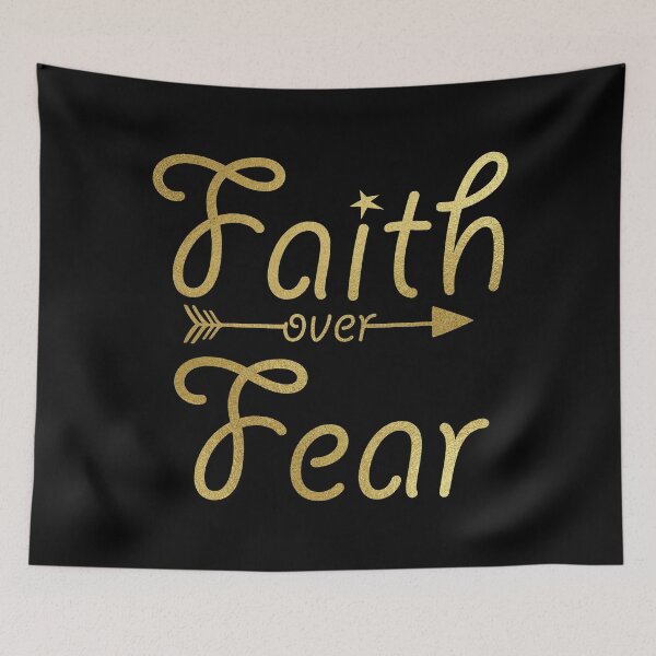 Item preview, faith over fear designed and sold by OnlineSpace.