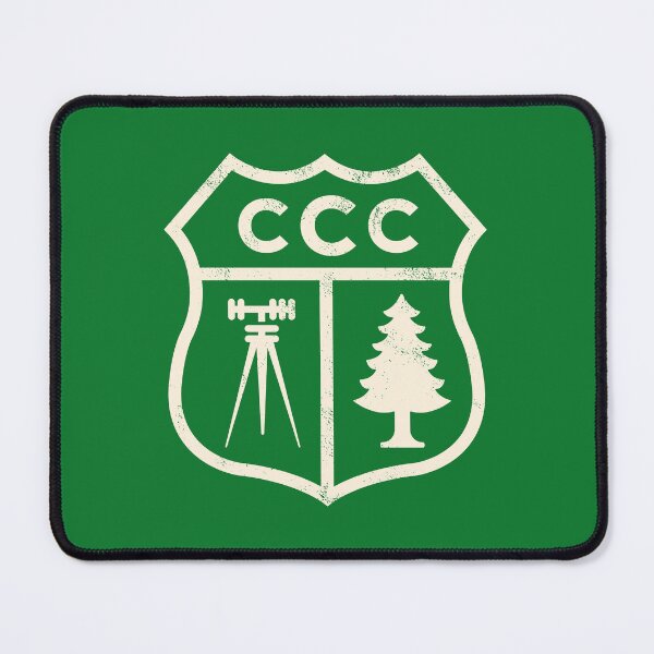 Item preview, Civilian Conservation Corps - Shield Badge designed and sold by deadmansupplyco.
