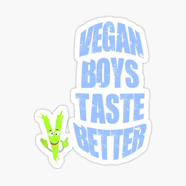 Item preview, Vegan boys taste better designed and sold by Toeffelshop.