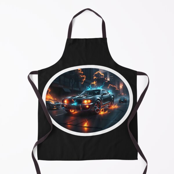 Item preview, Cool Flaming Ghost Rider Muscle Car designed and sold by TheArtOfPat.
