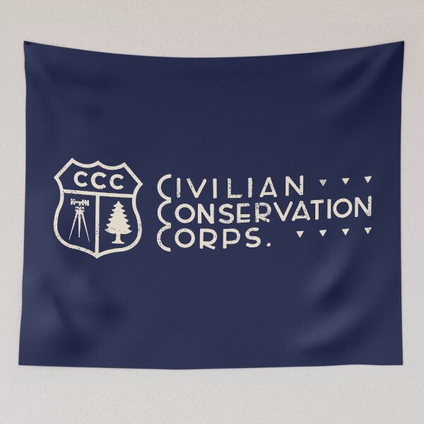 Item preview, Civilian Conservation Corps - Shield Wordmark designed and sold by deadmansupplyco.