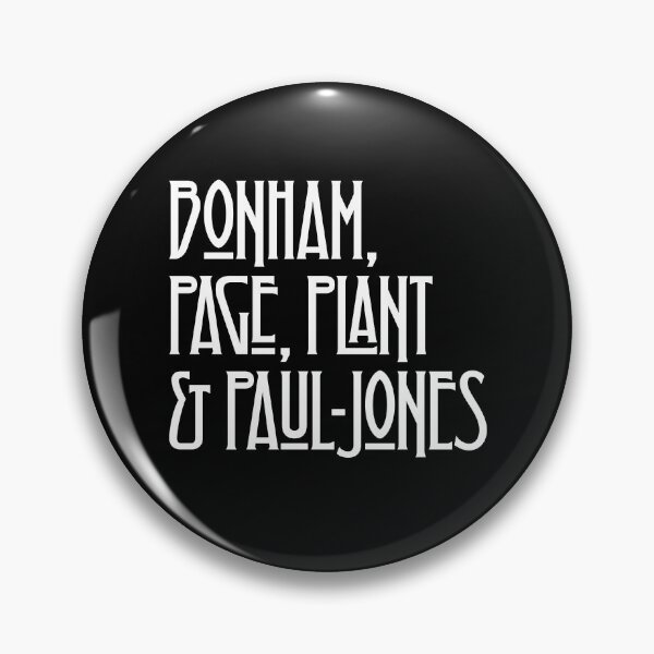 Item preview, Bonham, Page, Plant & Paul-Jones - white designed and sold by DFA.
