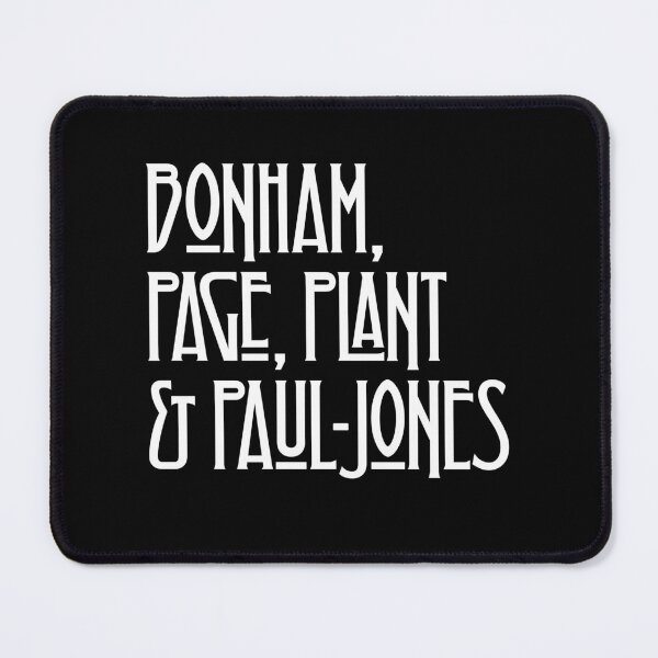Item preview, Bonham, Page, Plant & Paul-Jones - white designed and sold by DFA.