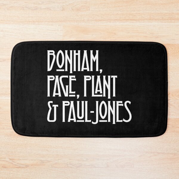 Item preview, Bonham, Page, Plant & Paul-Jones - white designed and sold by DFA.