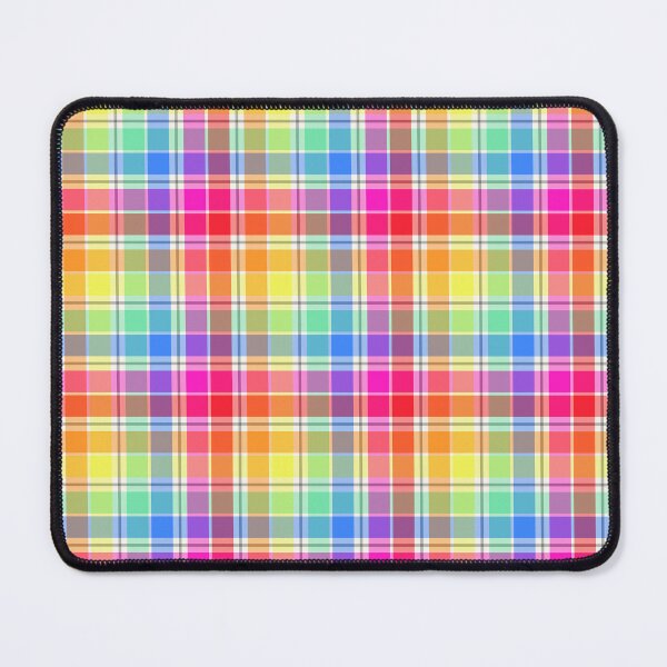Item preview, Cuadros de arcoíris en colores pastel brillantes designed and sold by plaidwerx.