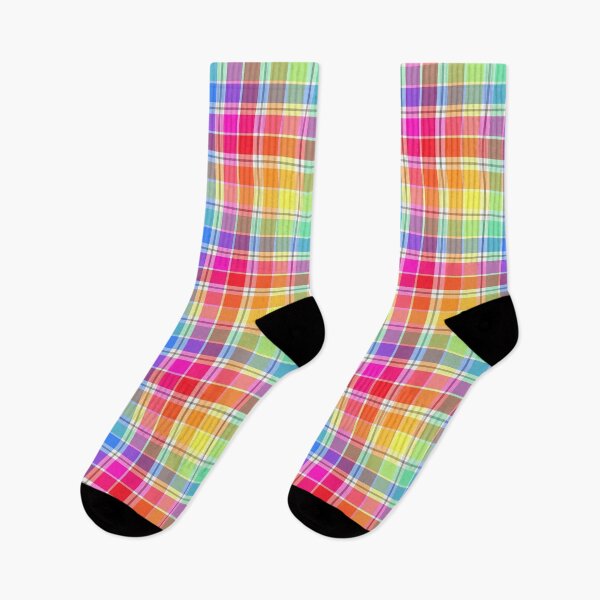 Item preview, Cuadros de arcoíris en colores pastel brillantes designed and sold by plaidwerx.