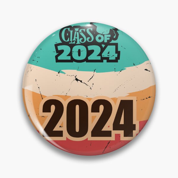 Item preview, Class of 2024 Retro Graduation T-shirt designed and sold by TrendyGraphTees.