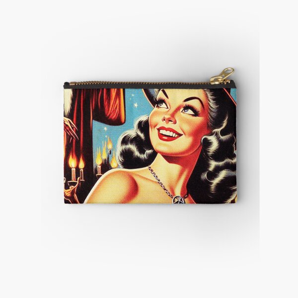 Item preview, Retro Devilish Witch Pin-up designed and sold by PulpVintage.