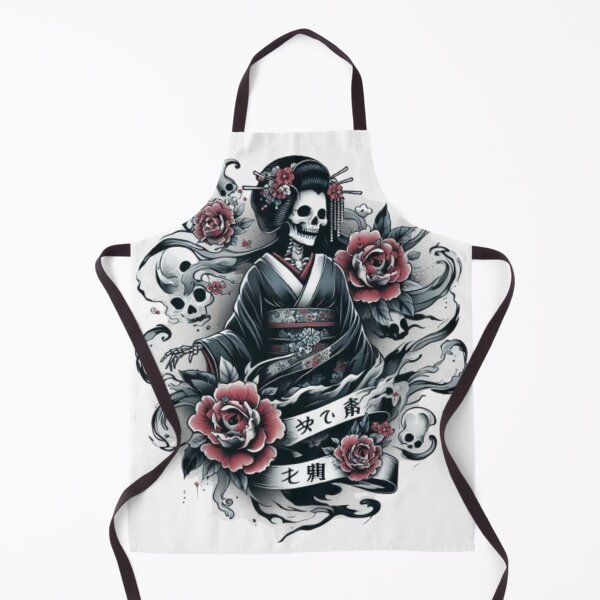 Item preview, Skull Geisha designed and sold by AvalonTshirts.