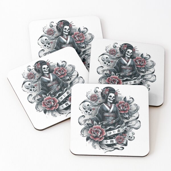 Item preview, Skull Geisha designed and sold by AvalonTshirts.