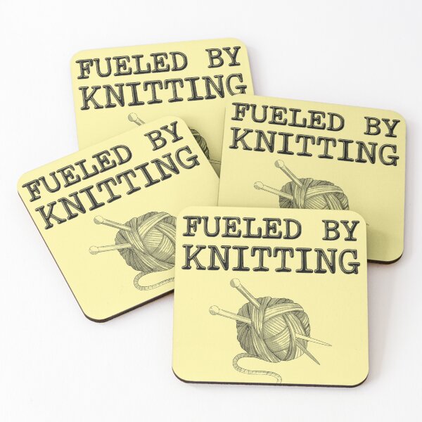Item preview, Fueled By Knitting designed and sold by stressedrodent.
