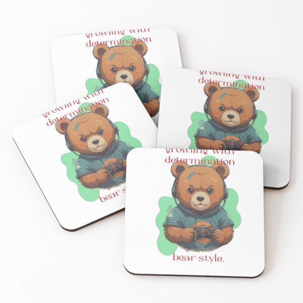 Item preview, Grizzly Gamer Bear Growl Hardcore Focus Mode designed and sold by Animalloveus.