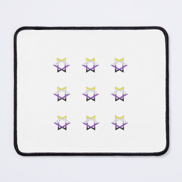 Item preview, Nonbinary flag Star Of David pack non binary designed and sold by Inspirationmotivation.