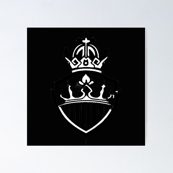 Item preview, The Monarch's Crest of Fleur and Crown designed and sold by Highlandkings.