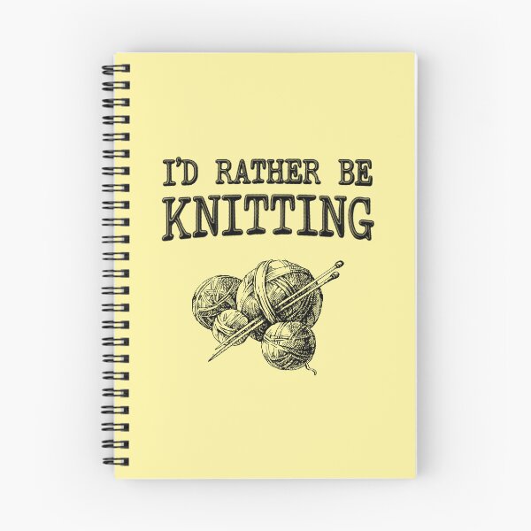 Item preview, I'd Rather Be Knitting designed and sold by stressedrodent.
