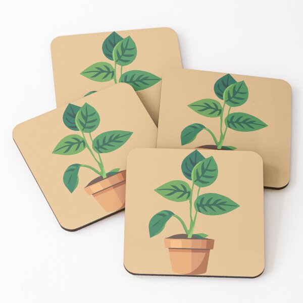 Item preview, plant green potted plant leaves designed and sold by Simon-m-s.