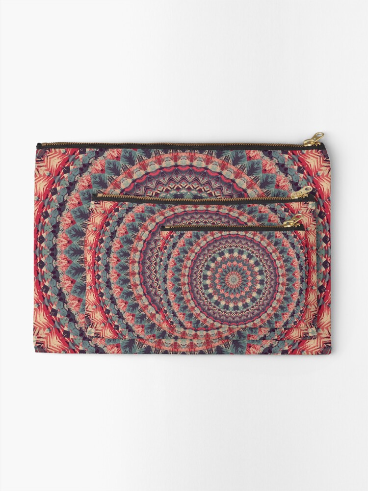 Alternate view of Mandala 126 Zipper Pouch