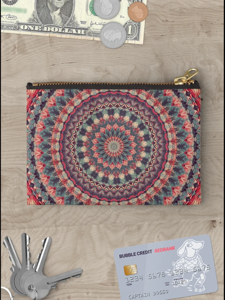 Thumbnail 3 of 4, Zipper Pouch, Mandala 126 designed and sold by Mandala Of Life.
