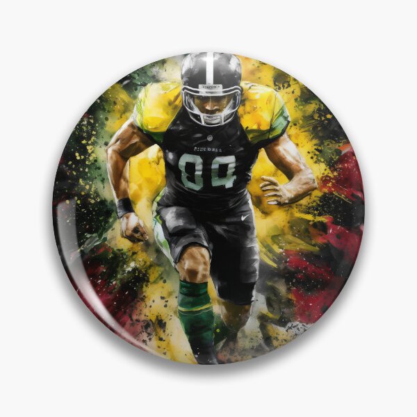 Item preview, American football player. Running towards victory. designed and sold by MyHappyArtShop.