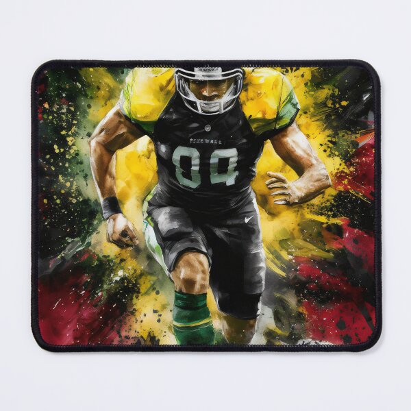 Item preview, American football player. Running towards victory. designed and sold by MyHappyArtShop.