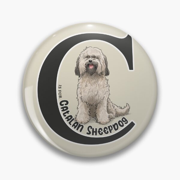 Item preview, C is for Catalan Sheepdog designed and sold by Elspeth Rose Design.