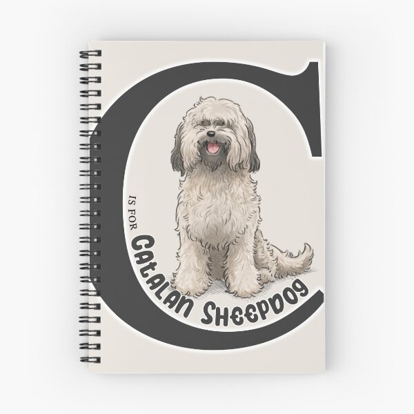 Item preview, C is for Catalan Sheepdog designed and sold by Elspeth Rose Design.