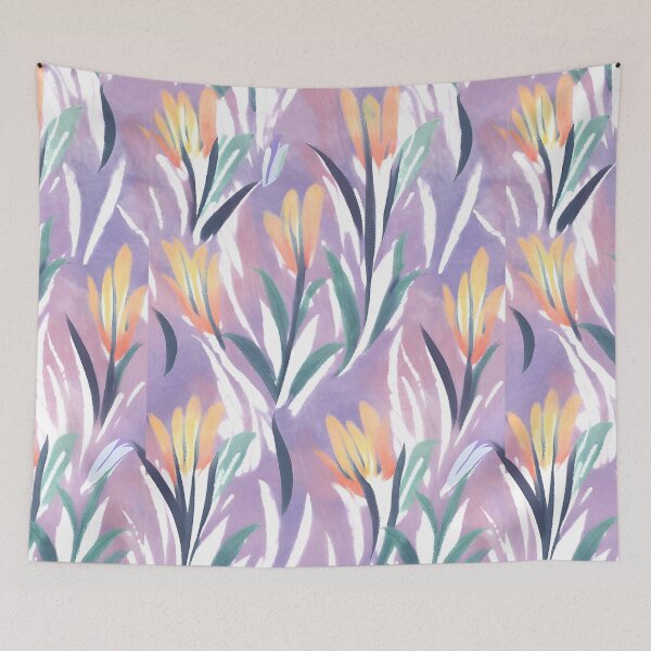 Item preview, Purple Tulip Flowers designed and sold by MUDUGAMU.