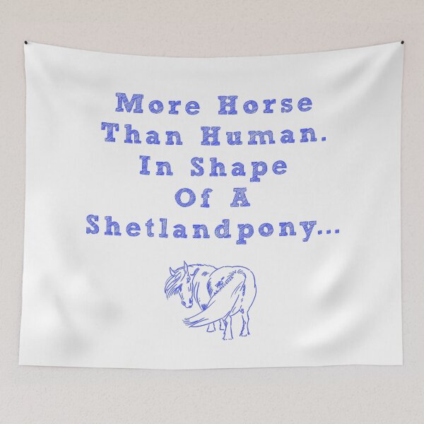 Item preview, More Horse Than Human Drawing Shetlandpony designed and sold by AK-Hevonen.