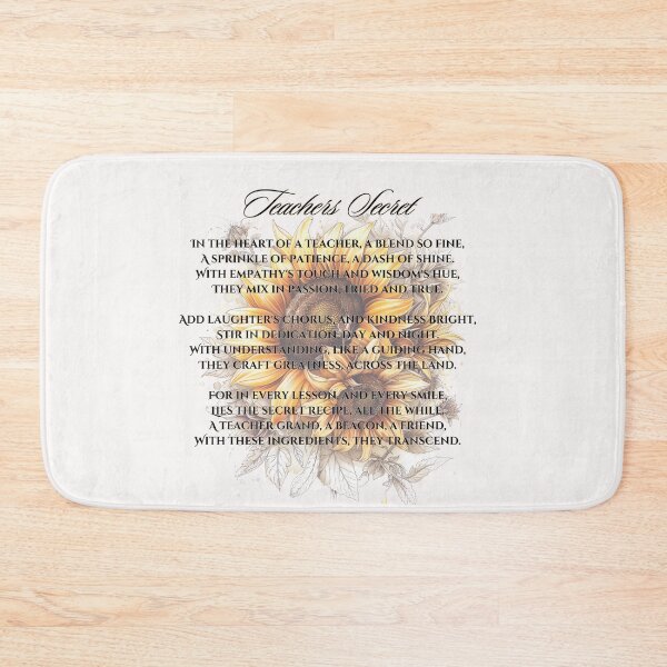 Item preview, Teachers Gift. Teacher Fashion Gift For Teacher Poem designed and sold by PomskysRus.