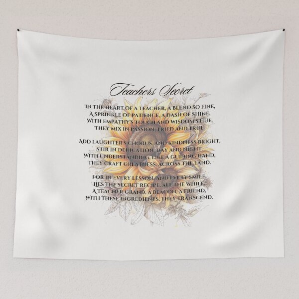 Item preview, Teachers Gift. Teacher Fashion Gift For Teacher Poem designed and sold by PomskysRus.